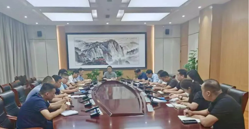 周口市臨港開發區管委會副主任于杰主持召開分管工作會議